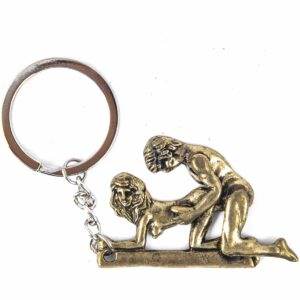 Metal Keychain Risque Naughty