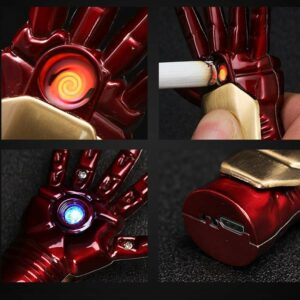 ELECTRIC ironman-LIGHTER KEYCHAIN!