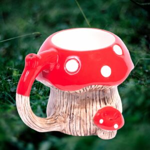 Ceramic Mushroom Coffee Mug Smoking Pipe, Mushroom Smoking Pipe, Beverage Tea Tobacco Ceramic Cup