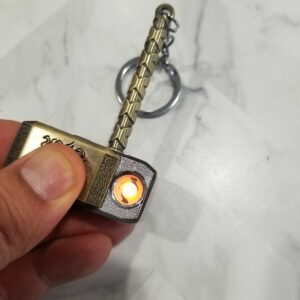 ELECTRIC THOR LIGHTER KEYCHAIN!