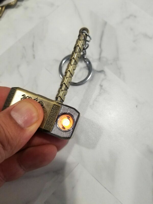 ELECTRIC THOR LIGHTER KEYCHAIN!