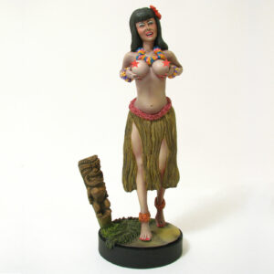 Hula Girl" resin figurine