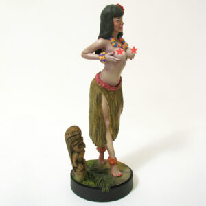 Hula Girl" resin figurine