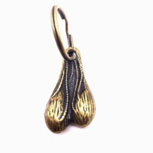 Saggy Balls Keyring Keychain Funny Joke Prank Novelty Gift Testicles Scrotum Bag