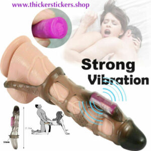 Couple Vibrator G Spot Dildo Massager Cock Penis Sleeve Adult Sex Toys for Men