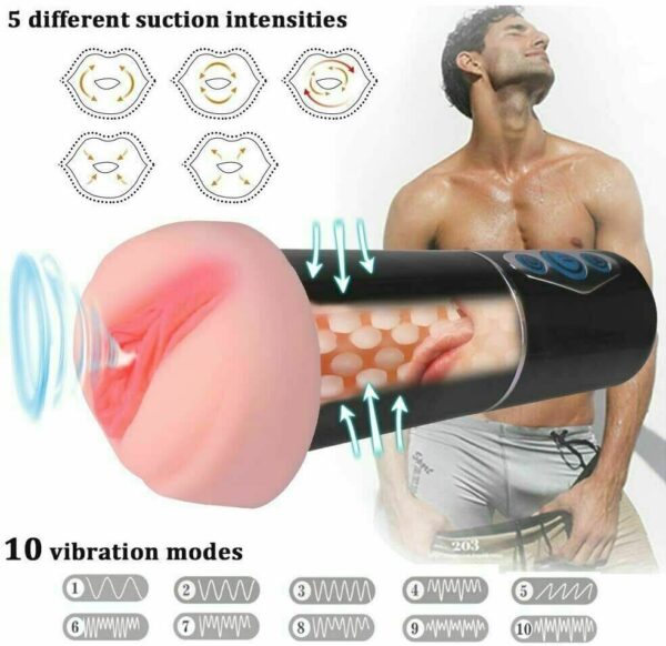 Automatic Handsfree Male Masturbator Cup Stroker Pocket Pussy Sex Toys for Men