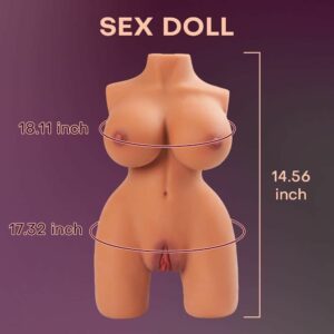 Male Sex doll with Torso Pocket Pussy Ass Male Sex Toys for men masturbation