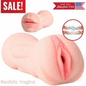 2in1 Sex Doll Toys for Men Male Masturbator Realistic Pocket Pussy Vagina Mouth