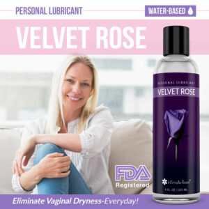 Personal Lubricant Water Based Lube Long Lasting Uni-Sex Lube USA Velvet Rose