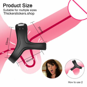 Men Penis Cock Ring Vibrator G-spot Dildo Massager Sex Toys For Women Couples