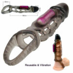 Couple Vibrator G Spot Dildo Massager Cock Penis Sleeve Adult Sex Toys for Men