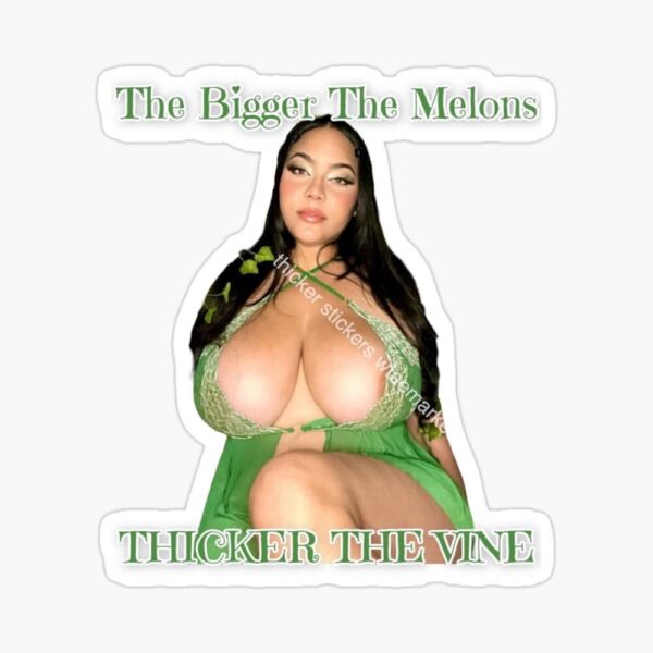 big jugs-MILF-plus size. model-huge-booty-stickers-magnets