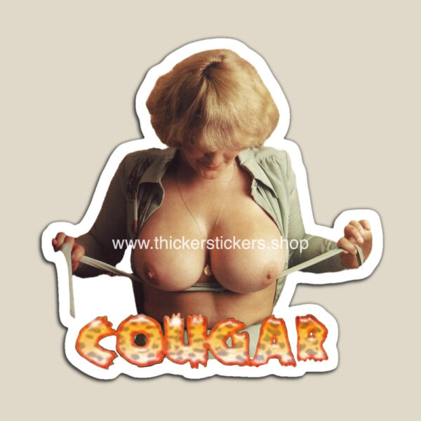 big jugs-MILF-cougars-model-huge-booty-stickers-magnets