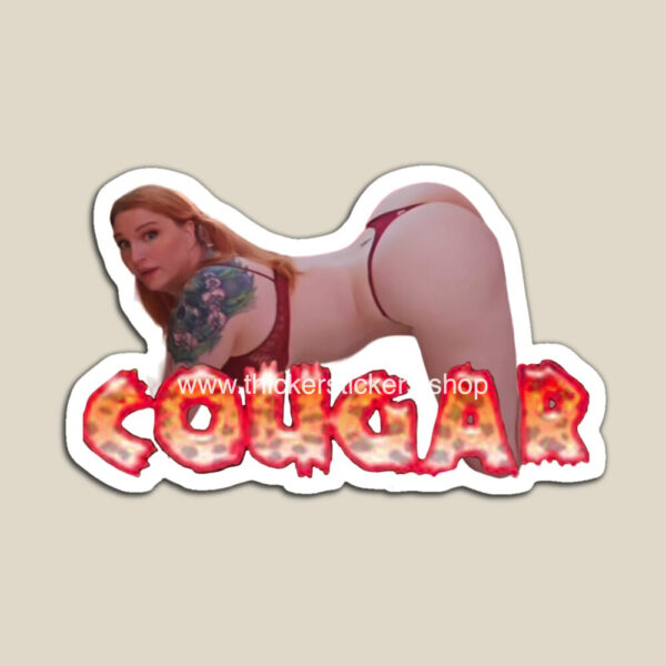 big jugs-MILF-cougars-model-huge-booty-stickers-magnets