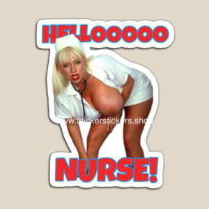 naughty-nurse-MILF-cougars-model-huge-booty-stickers-magnets