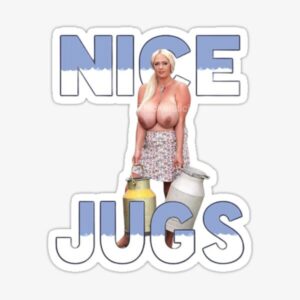 big jugs-MILF-plus size. model-huge-booty-stickers-magnets