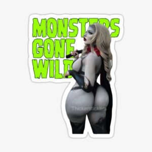 trick-or-treat-MILF-plus size. model-huge-booty-stickers-magnets