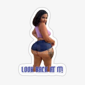 BBW-Brick house-MILF-plus size. model-huge-booty-stickers-magnets