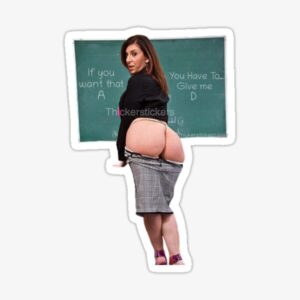 BBW-Brick house-MILF-plus size. model-huge-booty-stickers-magnets