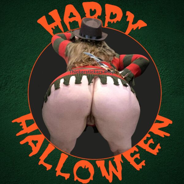 big booty freddy Kruger pawg bent over happy halloween