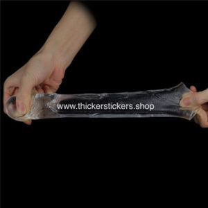 Clear Realistic Male Penis Extension Extender Cock Girth Enhancer Sleeve