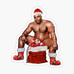 Adult-christmas-art-naughty xmas gifts, winter nudes-gifts-thickerstickers