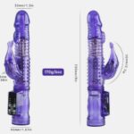 9 inch Realistic Rabbit Vibrator Dildo G-spot Clit Massager Sex Toys for Women