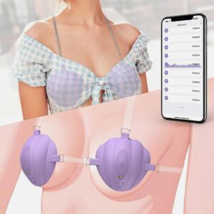 Wearable Nipple Vibrator with Straps