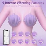 Wearable Nipple Vibrator with Straps