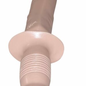 Approximate Dildo Dimensions; Total Length: 14.5 in. (36.8 cm), Insertable Length: 9.5 in. (24.1 cm), Width/Diameter: 1.75 in. (4.4 cm), Circumference: 5 in. (12.7 cm) Textured Veins for Added Stimulation Designed for Experienced Players Easy-Grip Handle