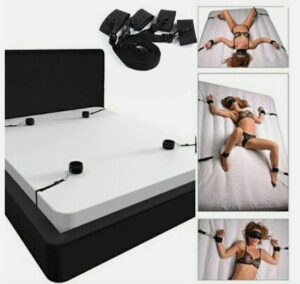 Erotic Couples Bed Restraints Bondage Sex Ropes BDSM Kit