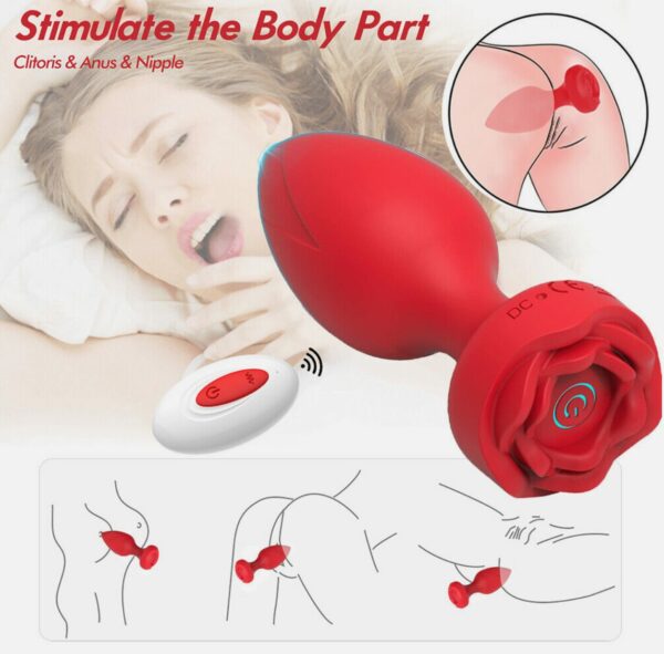 Vibrating Anal Butt Plug