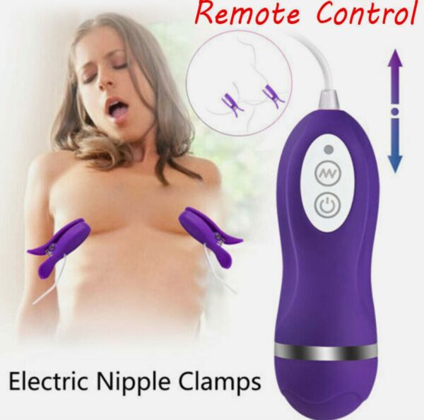 Vibrating Breast Nipple Clamps