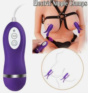 Vibrating Breast Nipple Clamps