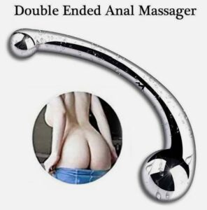 Stainless Steel Stimulation double ended hook Massager