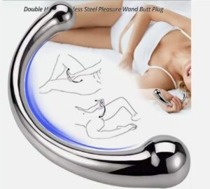 Stainless Steel Stimulation double ended hook Massager