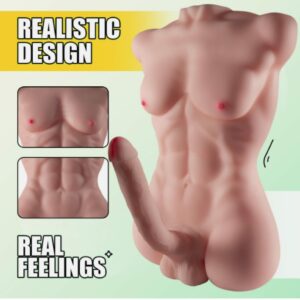 Lifelike Male Sex Toy Torso Big Penis Sex